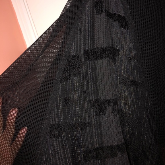 Black Long Flowy Skirt - Picture 3 of 5